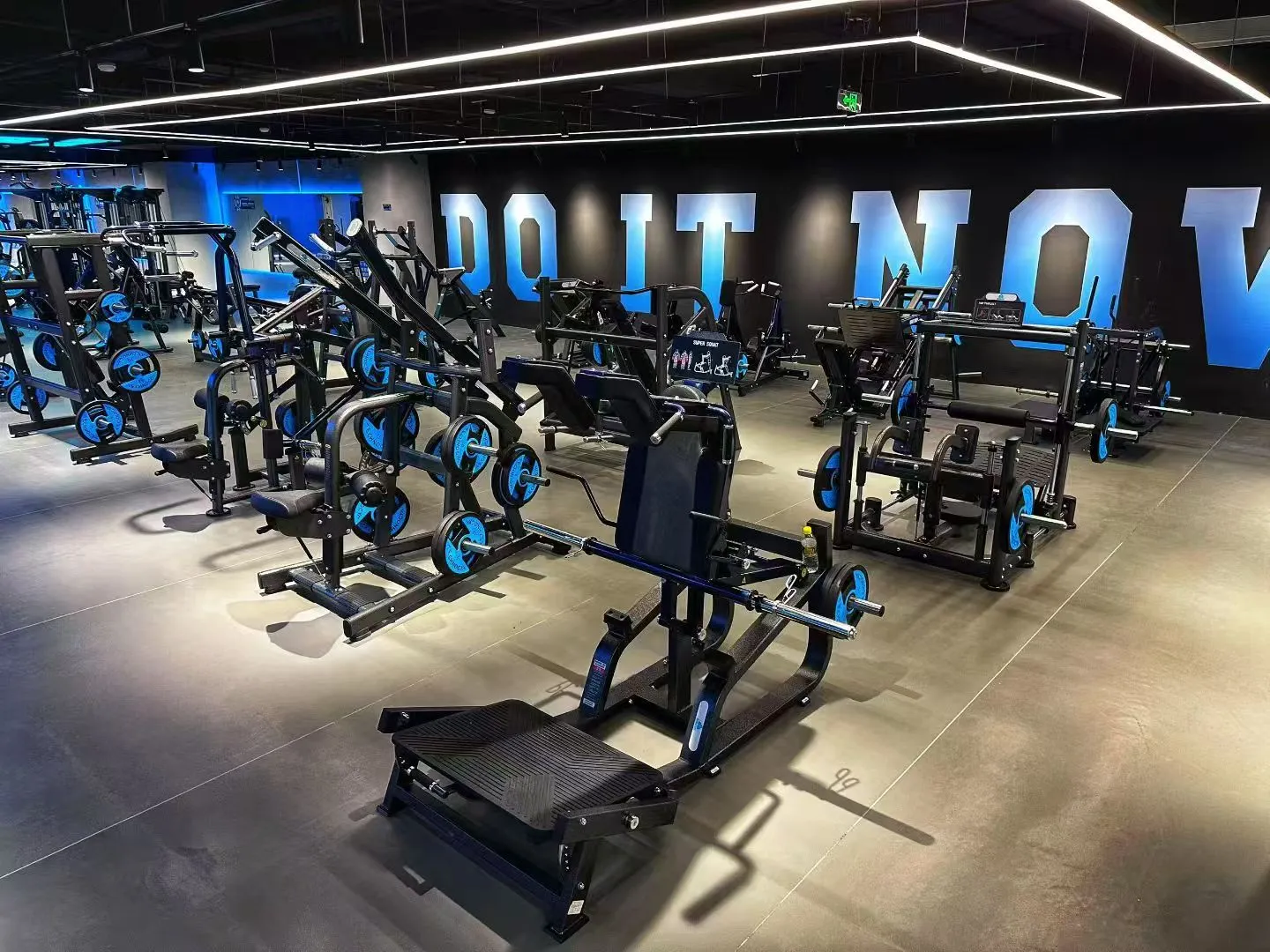 Commercial gym equipment photograph supplied by DOBULE X